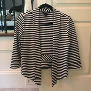 White House Black Market Striped Jacket